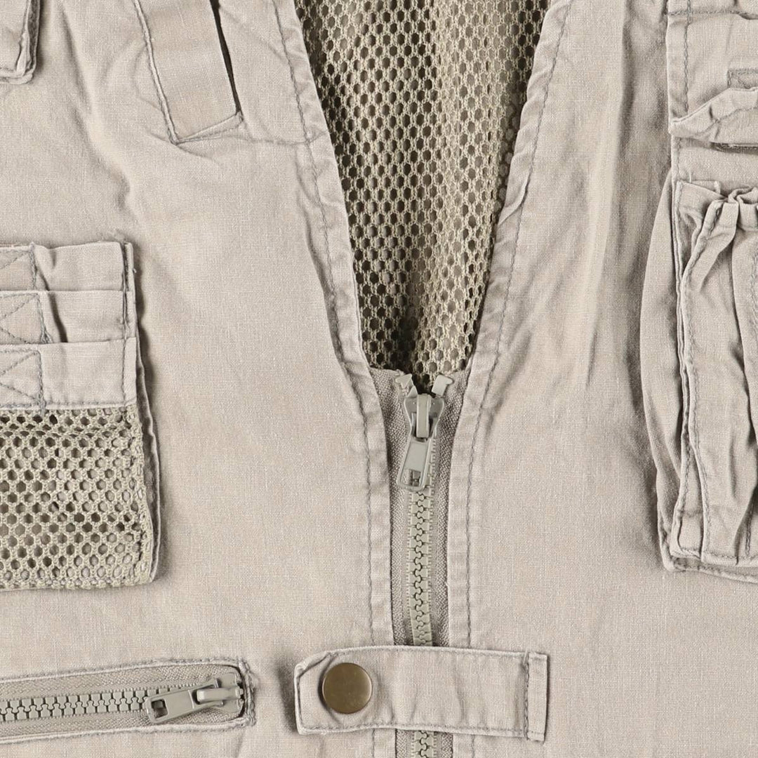 ROTHCO OUTBACK VEST Fishing Vest, Men's Size S cotton Beige type Vintage Second Hand