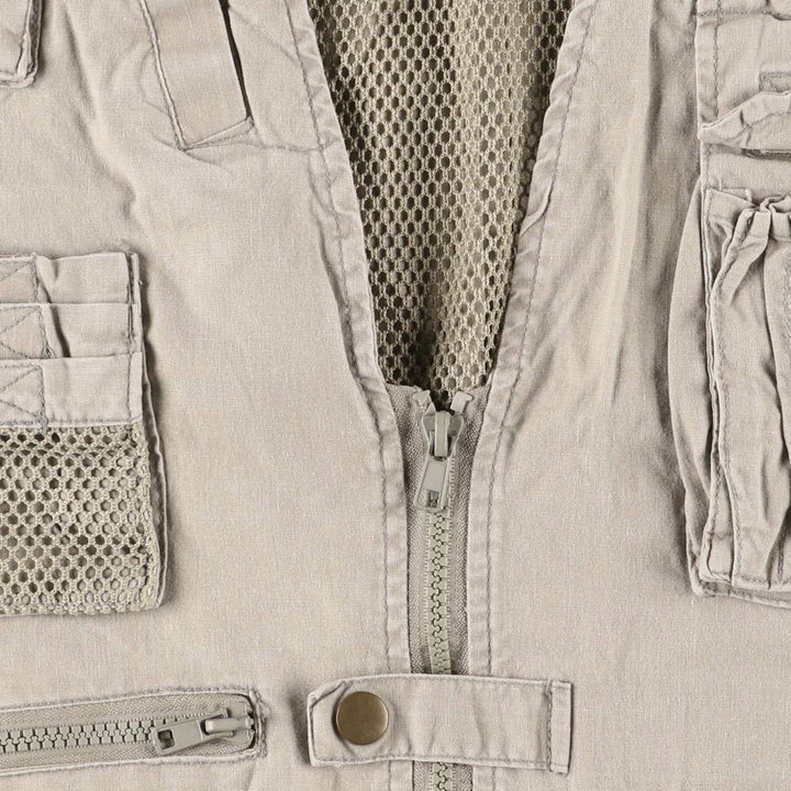 ROTHCO OUTBACK VEST Fishing Vest, Men's Size S cotton Beige type Vintage Second Hand