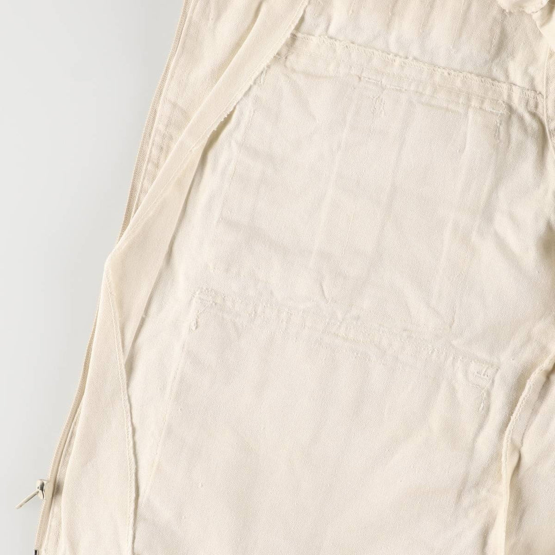 RUGGED RUN Hunting Vest, Men's Size L cotton pale white type Vintage Second Hand
