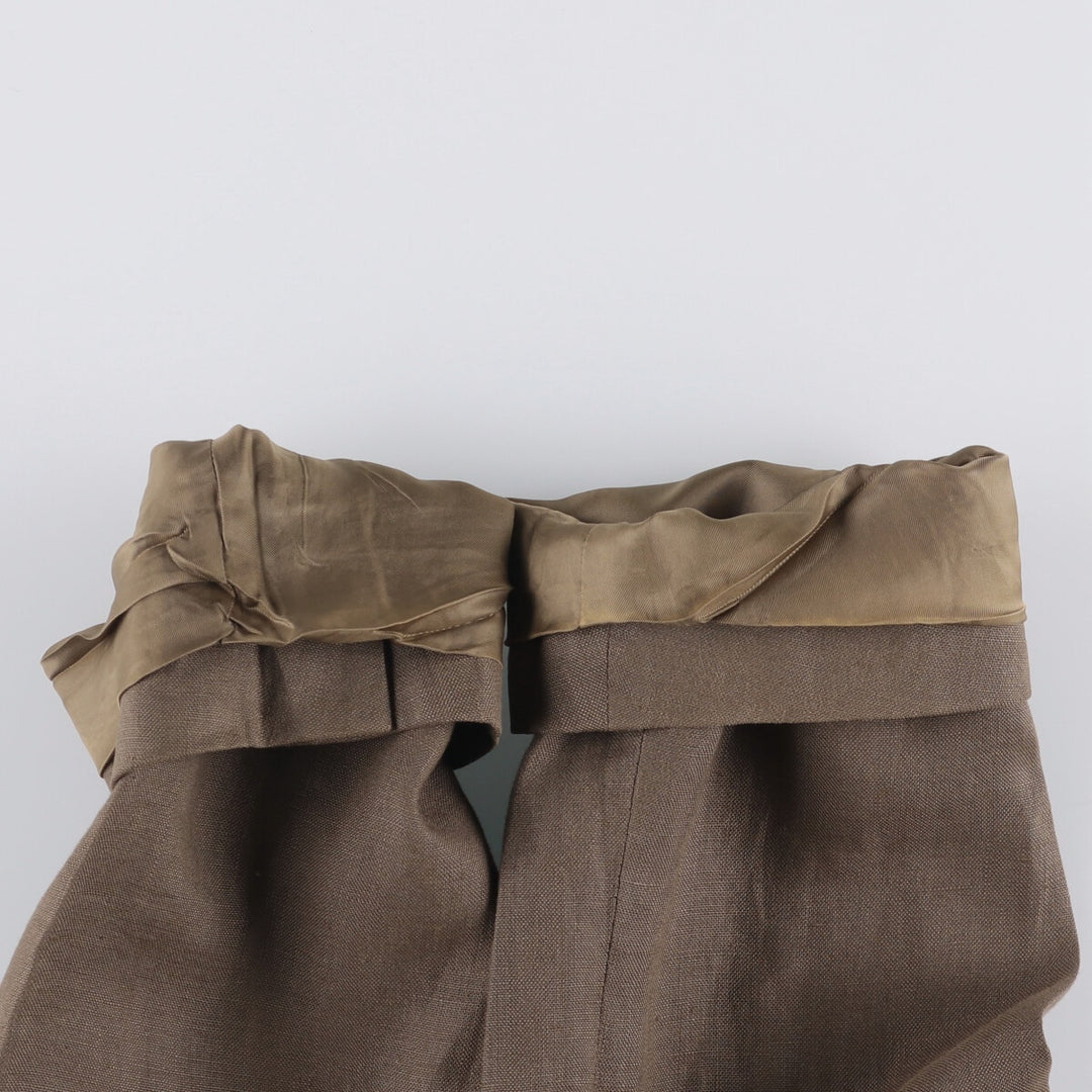 Ralph Lauren POLO by Ralph Lauren linen tailored jacket, made in Italy, men's size XL linen brown type Vintage Second Hand