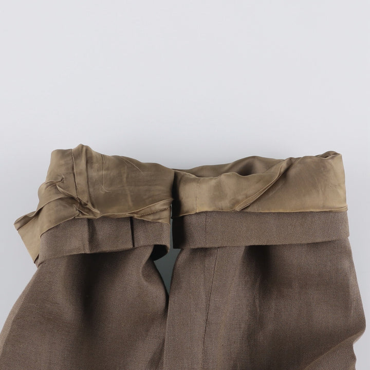 Ralph Lauren POLO by Ralph Lauren linen tailored jacket, made in Italy, men's size XL linen brown type Vintage Second Hand