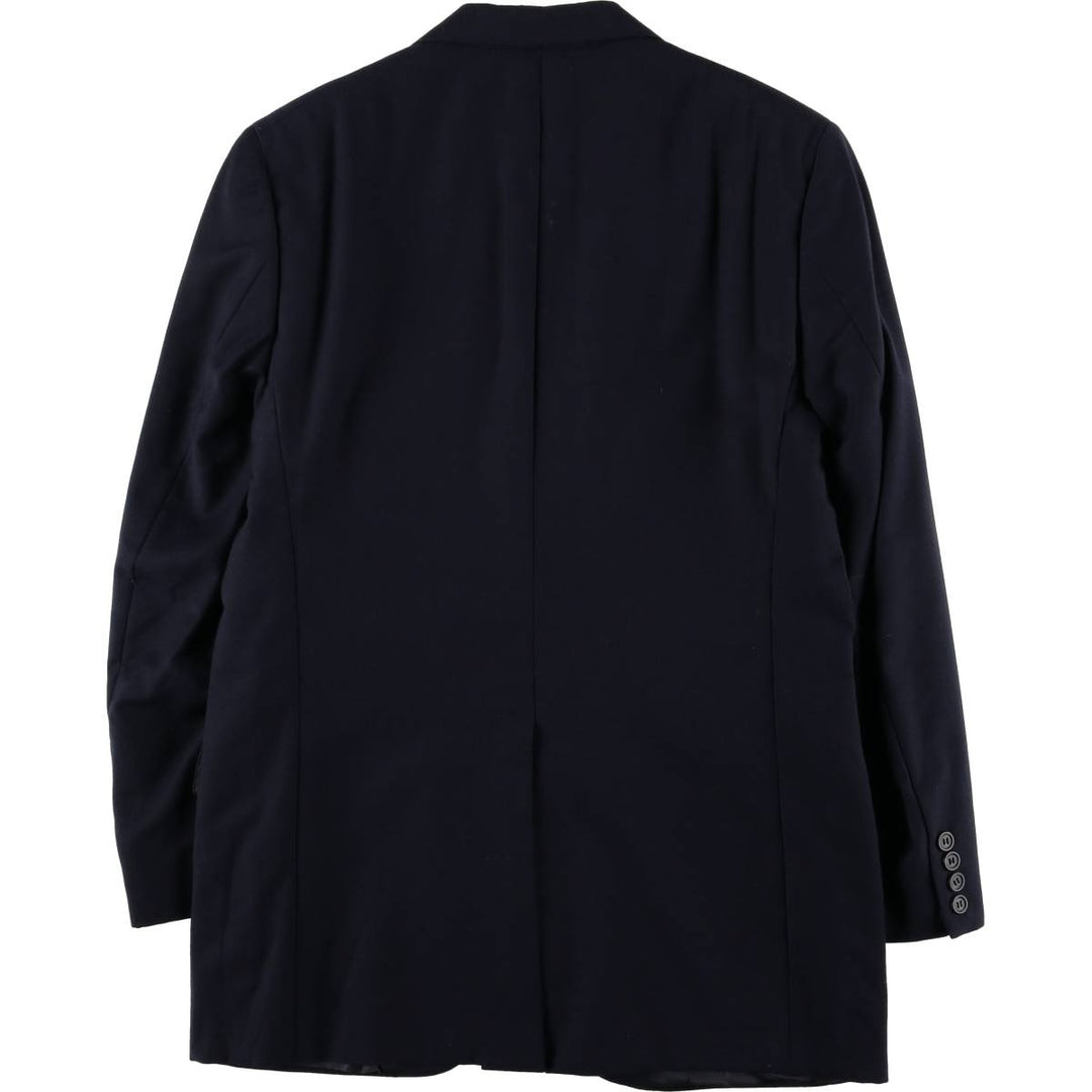 1980'S Brooks Brothers BROOKSGATE wool tailored jacket, made in the USA, men's size M wool navy blue type Vintage Second Hand