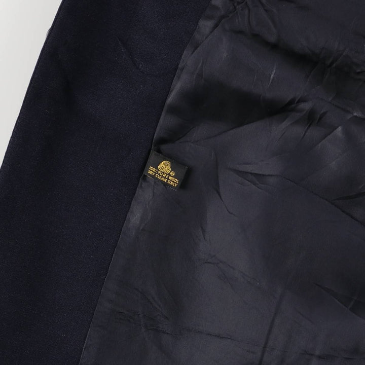 1980'S Brooks Brothers BROOKSGATE wool tailored jacket, made in the USA, men's size M wool navy blue type Vintage Second Hand