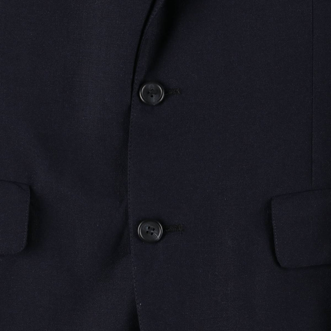 1980'S Brooks Brothers BROOKSGATE wool tailored jacket, made in the USA, men's size M wool navy blue type Vintage Second Hand