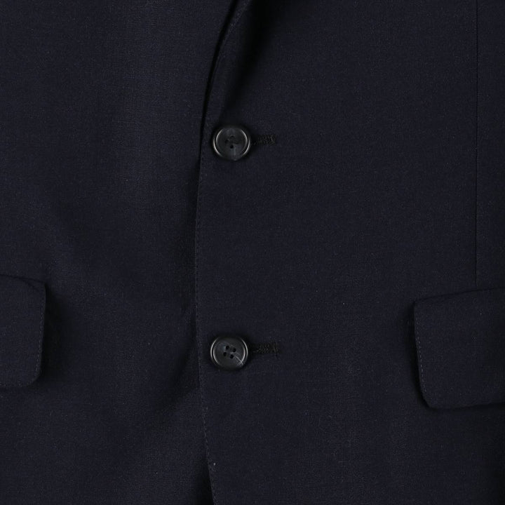 1980'S Brooks Brothers BROOKSGATE wool tailored jacket, made in the USA, men's size M wool navy blue type Vintage Second Hand