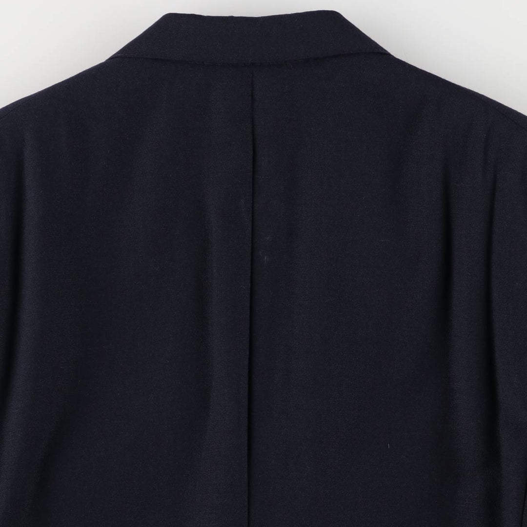 1980'S Brooks Brothers BROOKSGATE wool tailored jacket, made in the USA, men's size M wool navy blue type Vintage Second Hand