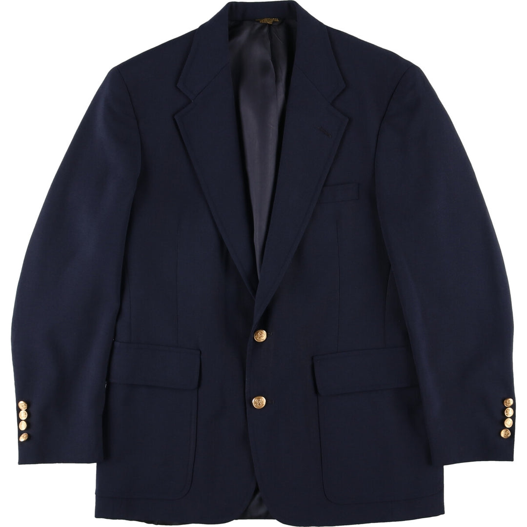 Palm Beach John Weitz Navy Blazer, Tailored Jacket, Made in USA, Men's Size Medium unclear navy blue type Vintage Second Hand