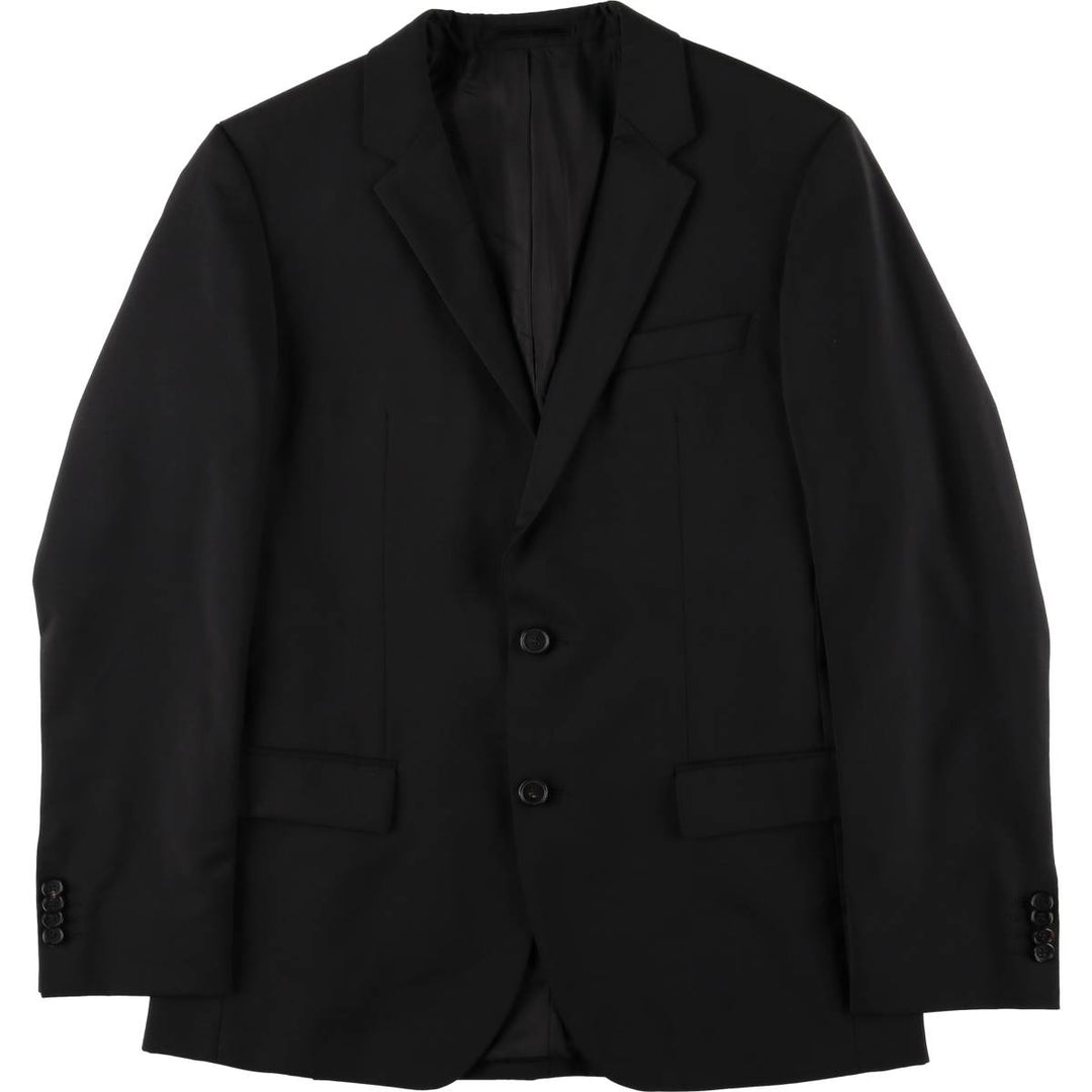Hugo Boss wool tailored jacket, men's size M wool black type Vintage Second Hand