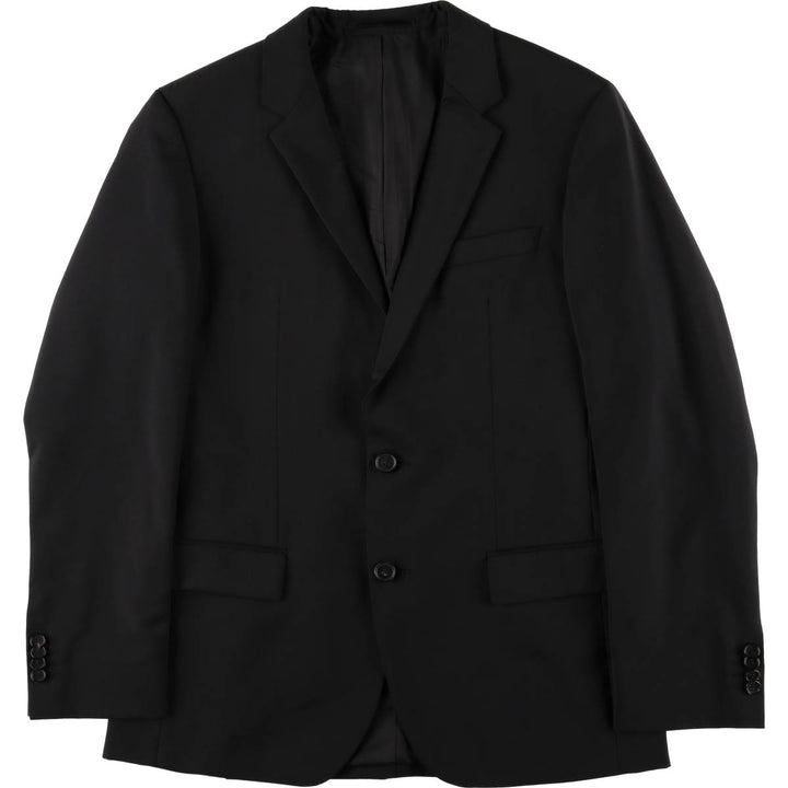Hugo Boss wool tailored jacket, men's size M wool black type Vintage Second Hand