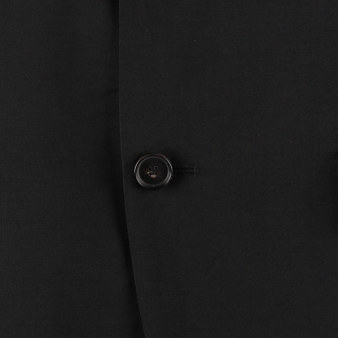 Hugo Boss wool tailored jacket, men's size M wool black type Vintage Second Hand