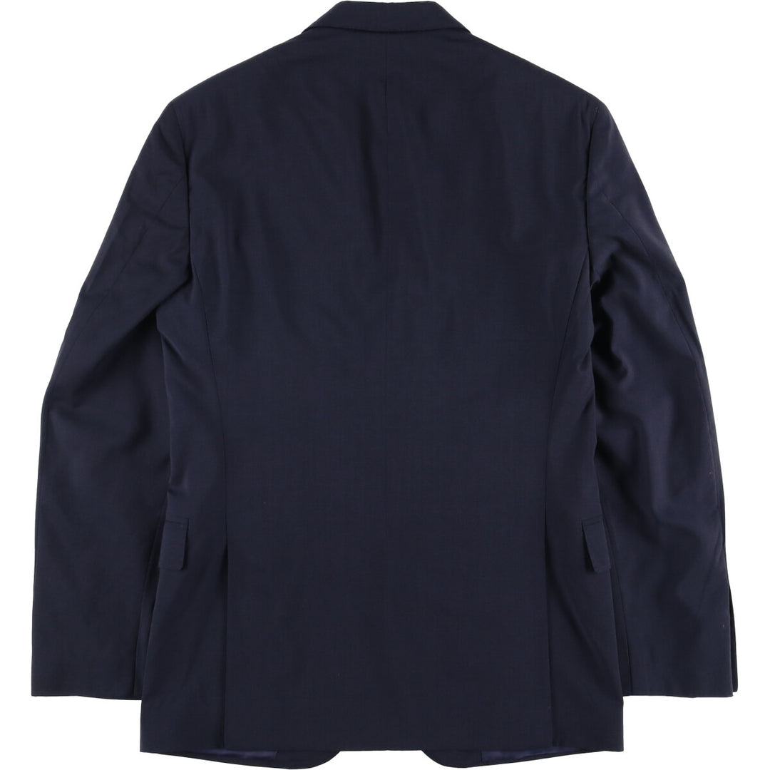 Ralph Lauren POLO RALPH LAUREN wool tailored jacket, made in Italy, men's size S wool navy blue type Vintage Second Hand