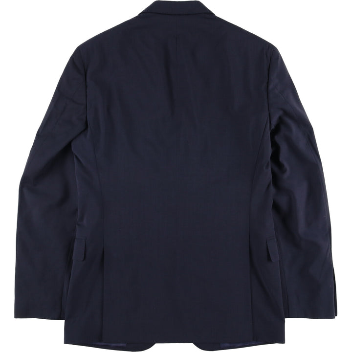 Ralph Lauren POLO RALPH LAUREN wool tailored jacket, made in Italy, men's size S wool navy blue type Vintage Second Hand