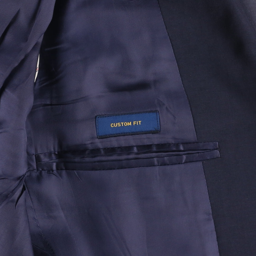 Ralph Lauren POLO RALPH LAUREN wool tailored jacket, made in Italy, men's size S wool navy blue type Vintage Second Hand