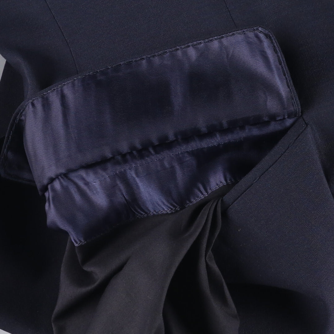 Ralph Lauren POLO RALPH LAUREN wool tailored jacket, made in Italy, men's size S wool navy blue type Vintage Second Hand