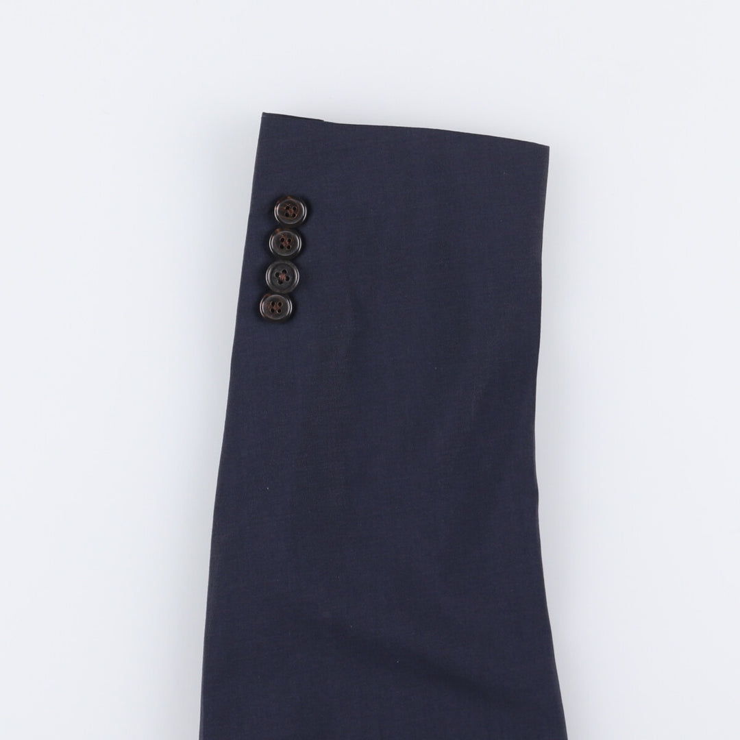 Ralph Lauren POLO RALPH LAUREN wool tailored jacket, made in Italy, men's size S wool navy blue type Vintage Second Hand