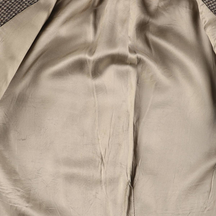 1980'S Ralph Lauren Chaps wool tailored jacket with colored nep finish, made in Canada, size L wool Beige type Vintage Second Hand