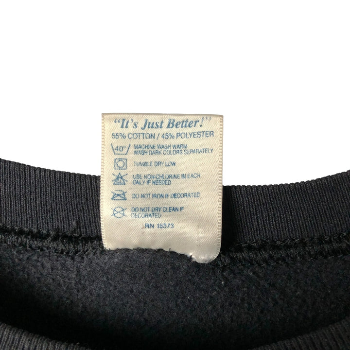 Vintage 90'S Delta US Navy print sweatshirt, Made in USA, Men's XL cotton navy blue type Vintage Second Hand
