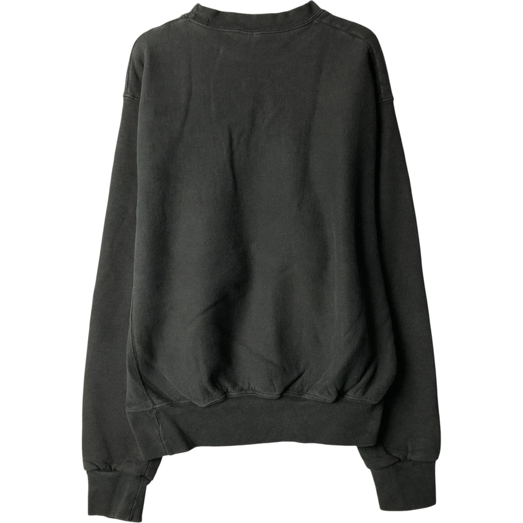 2000'S Fruit of the Loom Heavy Cotton Print Sweatshirt, Men's Size L cotton black type Vintage Second Hand