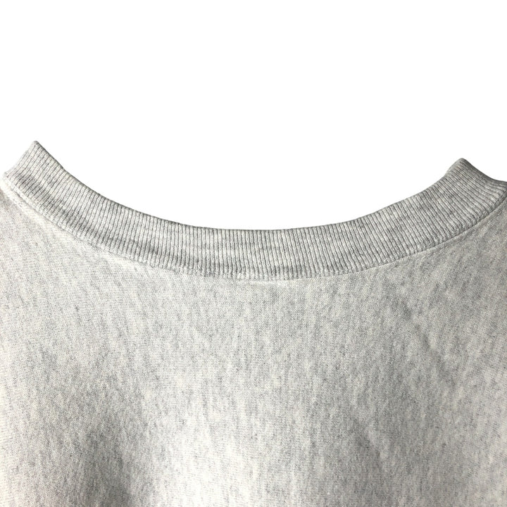 90'S Boa Sport Print Sweatshirt, Made in USA, Men's Size L (Equivalent), Vintage cotton gray type Vintage Second Hand