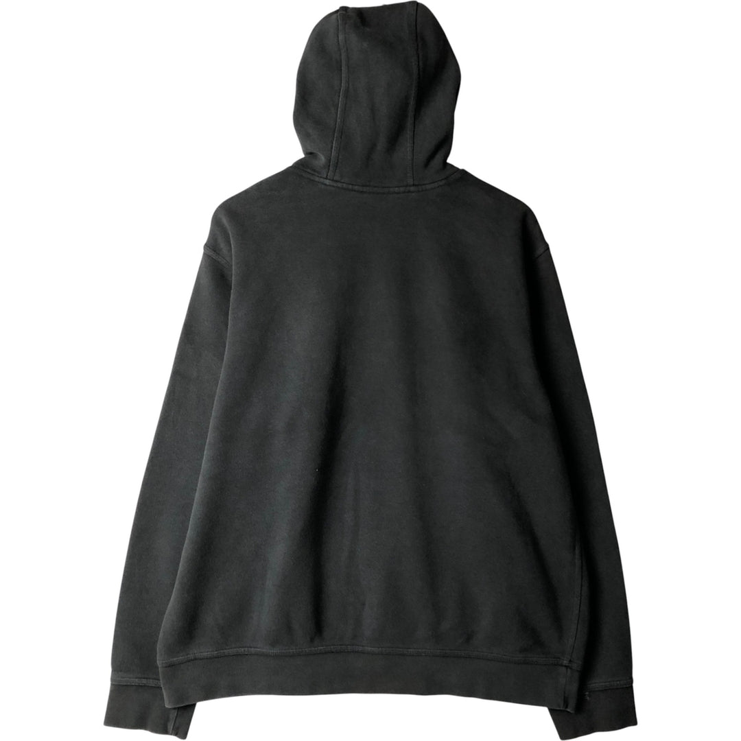 Nike Sweat Pullover Hoodie Men's XL Size cotton black type Vintage Second Hand