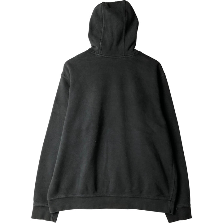 Nike Sweat Pullover Hoodie Men's XL Size cotton black type Vintage Second Hand