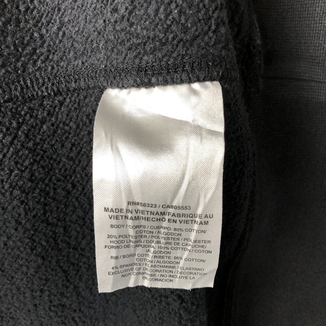 Nike Sweat Pullover Hoodie Men's XL Size cotton black type Vintage Second Hand