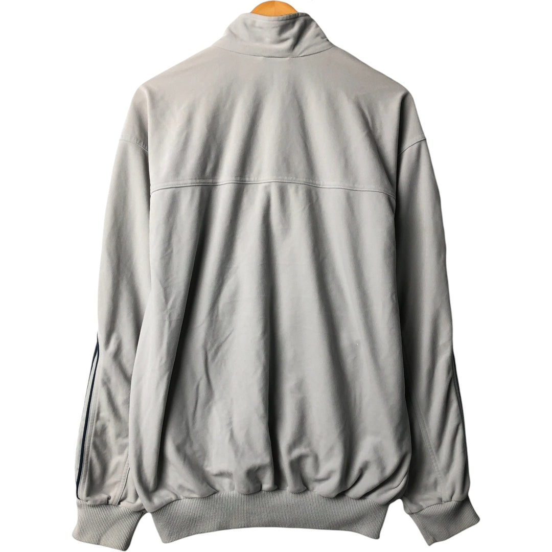 00'S adidas jersey track jacket, men's size L polyester gray type Vintage Second Hand