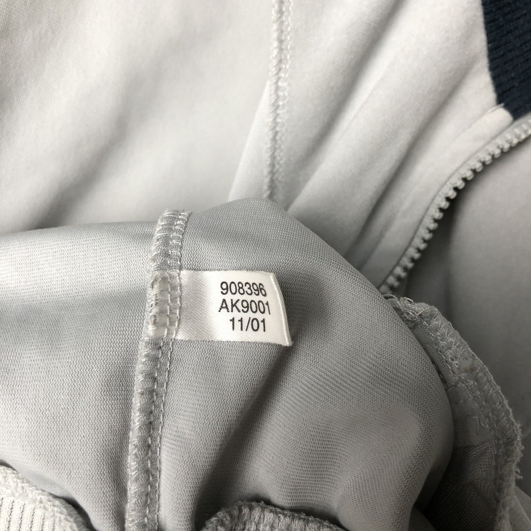 00'S adidas jersey track jacket, men's size L polyester gray type Vintage Second Hand