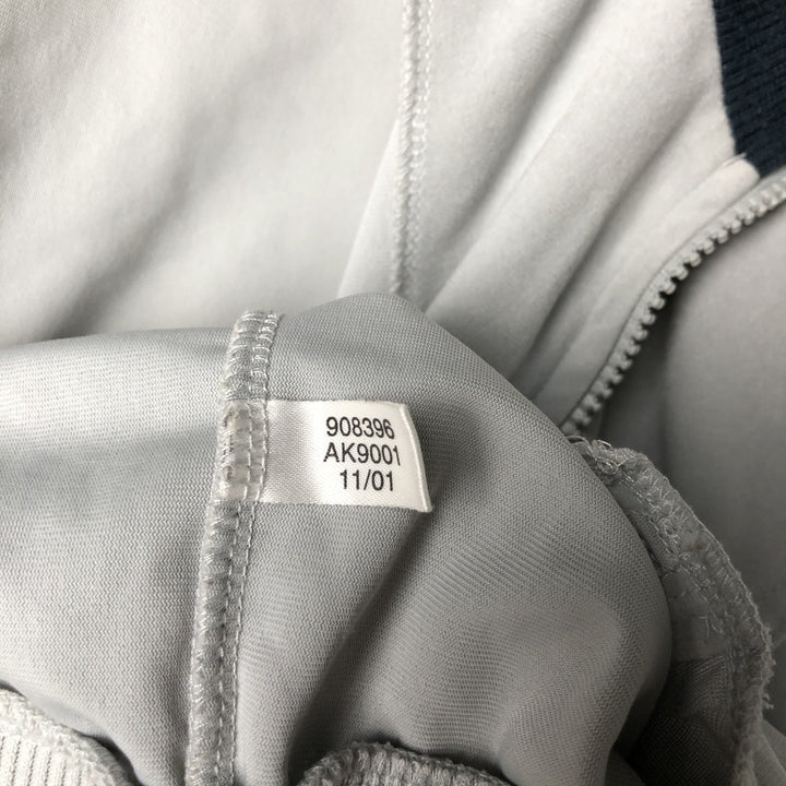 00'S adidas jersey track jacket, men's size L polyester gray type Vintage Second Hand