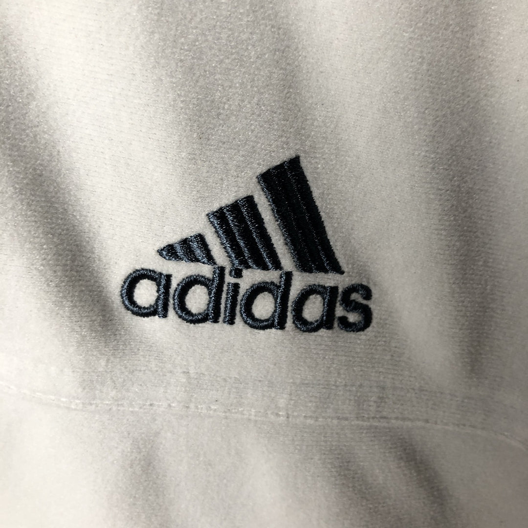 00'S adidas jersey track jacket, men's size L polyester gray type Vintage Second Hand