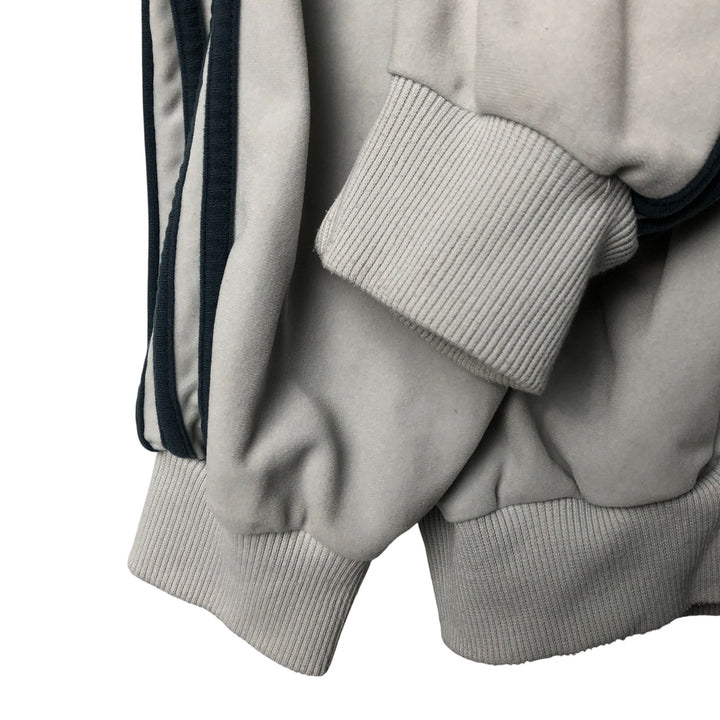 00'S adidas jersey track jacket, men's size L polyester gray type Vintage Second Hand