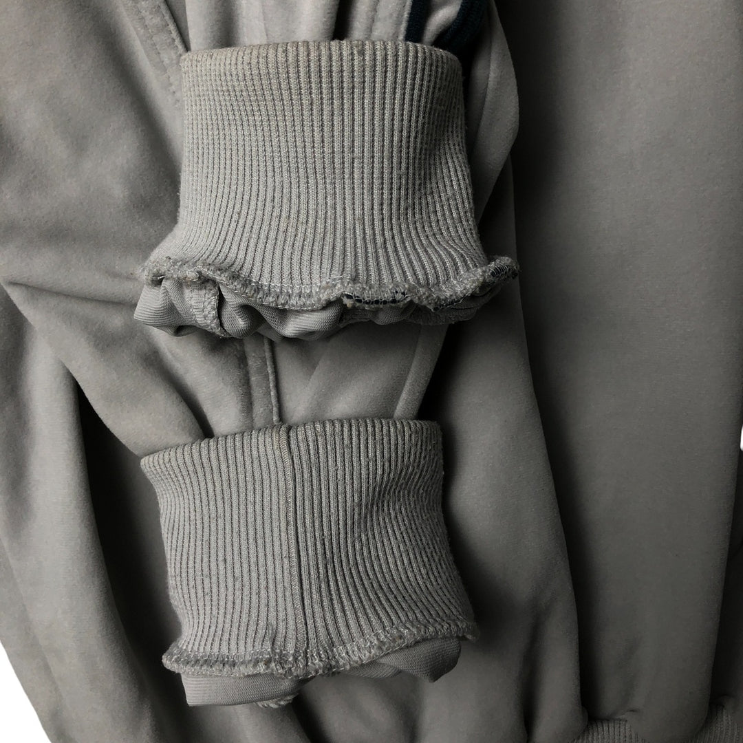 00'S adidas jersey track jacket, men's size L polyester gray type Vintage Second Hand