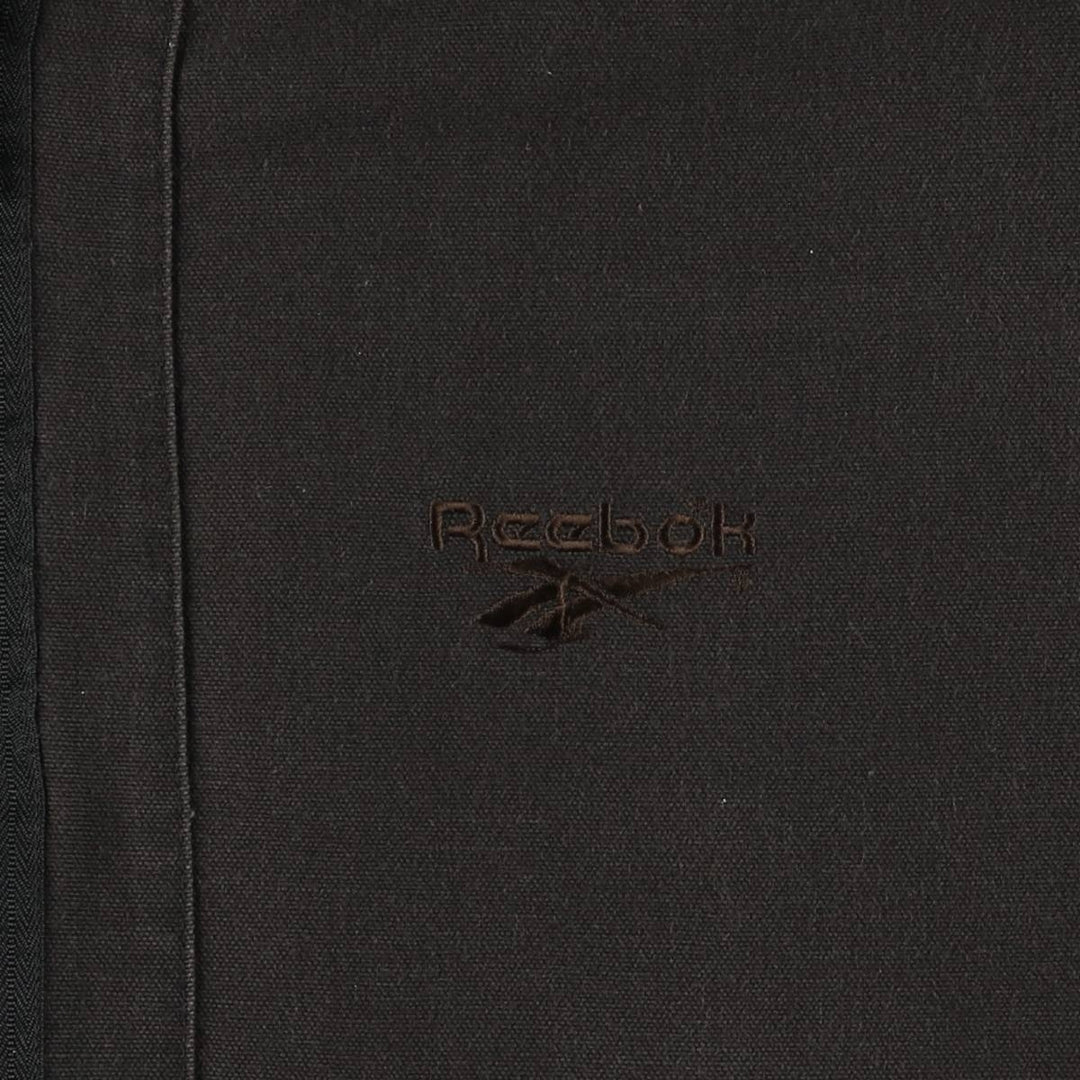 90'S Reebok Cotton Hoodie, Men's Size L, Vintage cotton black type Vintage Second Hand