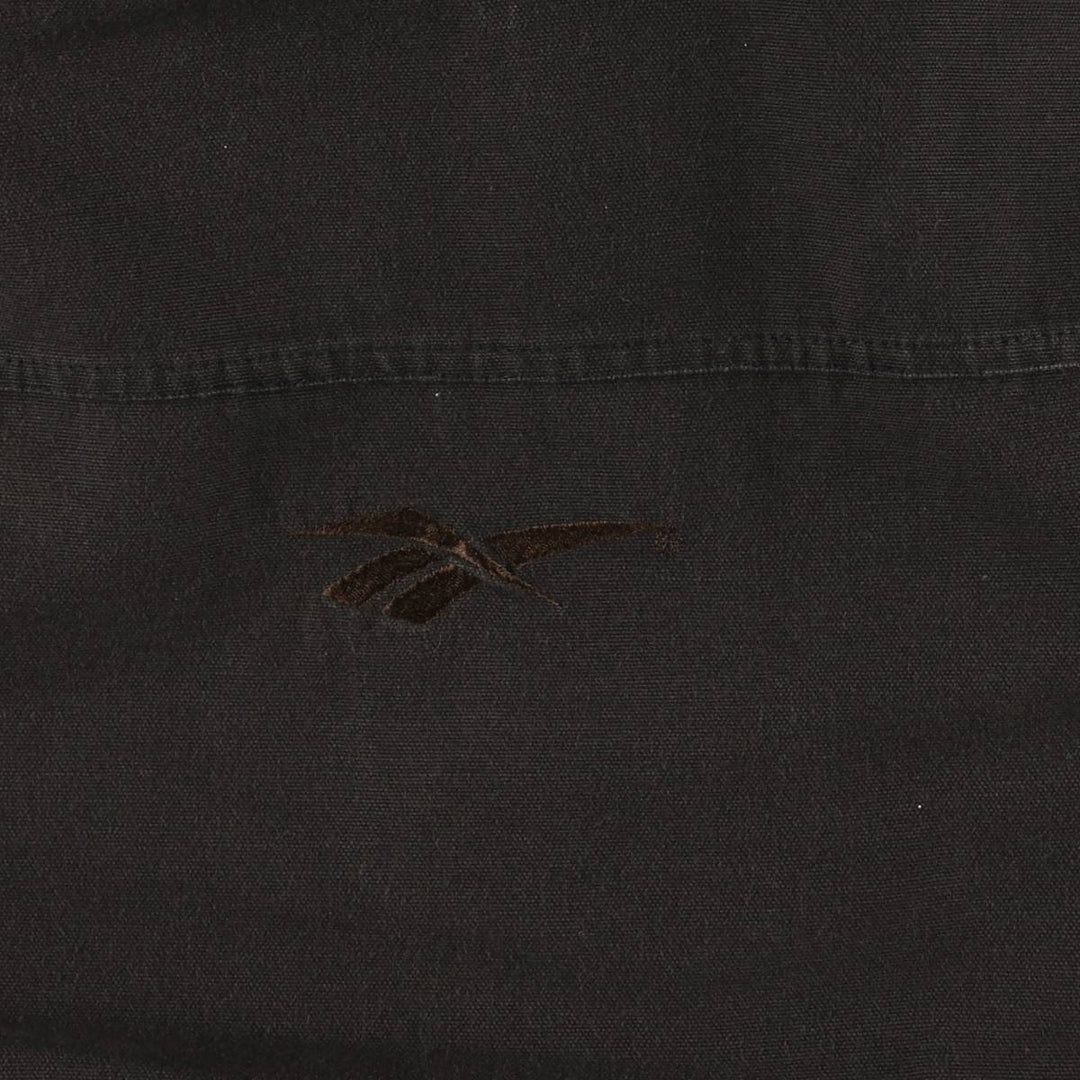 90'S Reebok Cotton Hoodie, Men's Size L, Vintage cotton black type Vintage Second Hand