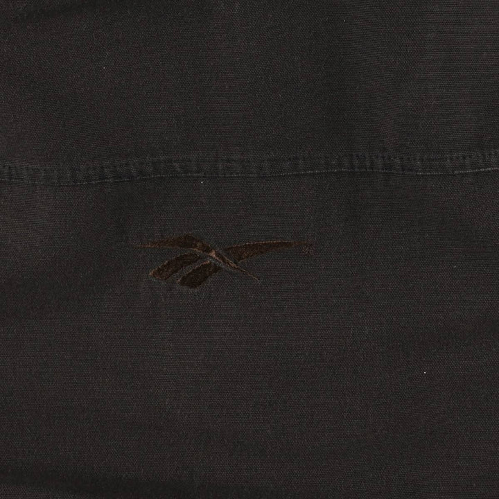 90'S Reebok Cotton Hoodie, Men's Size L, Vintage cotton black type Vintage Second Hand