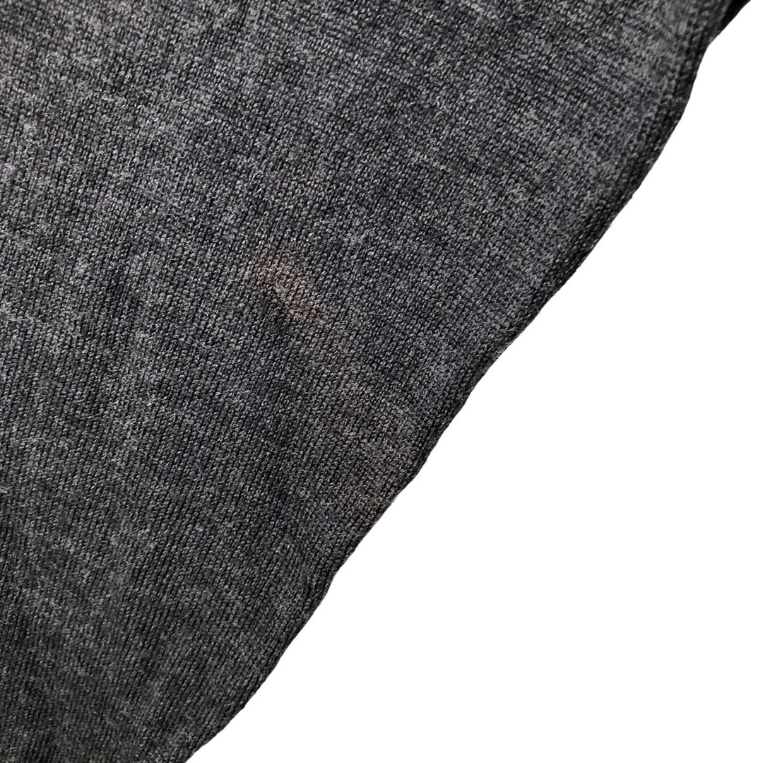 90s-00'S Calvin Klein V-neck Merino wool knit sweater, men's size XXL, vintage Merino wool Charcoal Vintage Second Hand