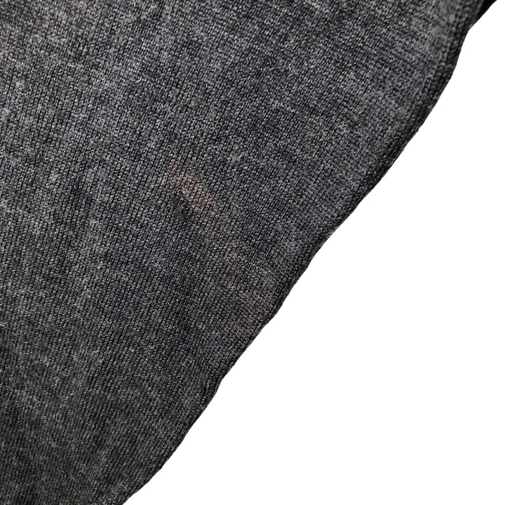 90s-00'S Calvin Klein V-neck Merino wool knit sweater, men's size XXL, vintage Merino wool Charcoal Vintage Second Hand