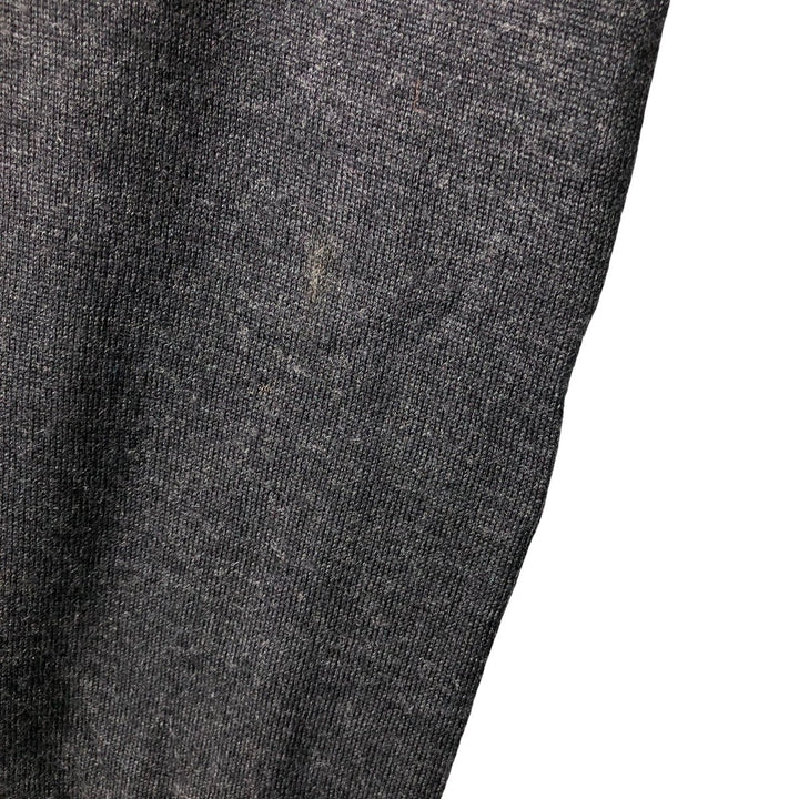 90s-00'S Calvin Klein V-neck Merino wool knit sweater, men's size XXL, vintage Merino wool Charcoal Vintage Second Hand