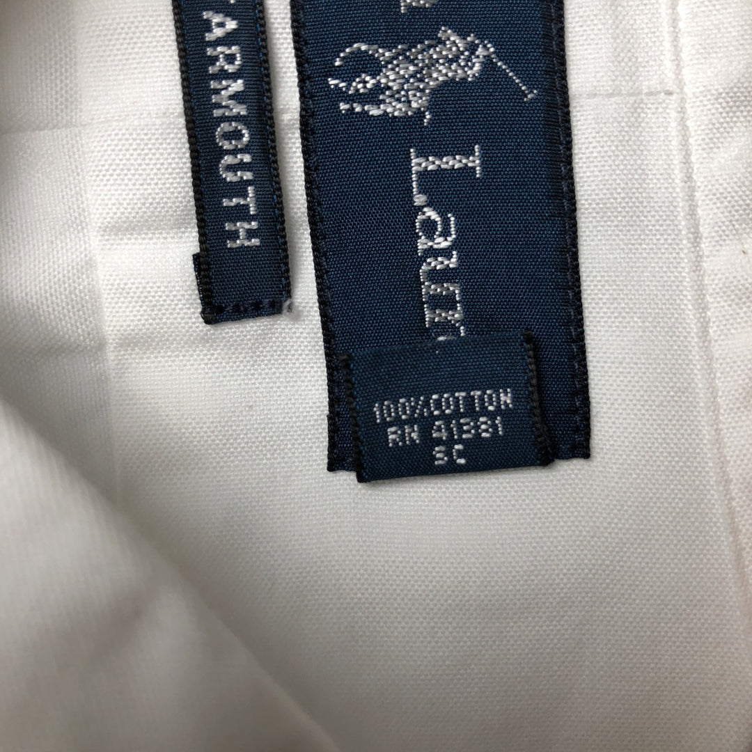 Ralph Lauren YARMOUTH long sleeve button down shirt, men's XL size cotton white type Vintage Second Hand