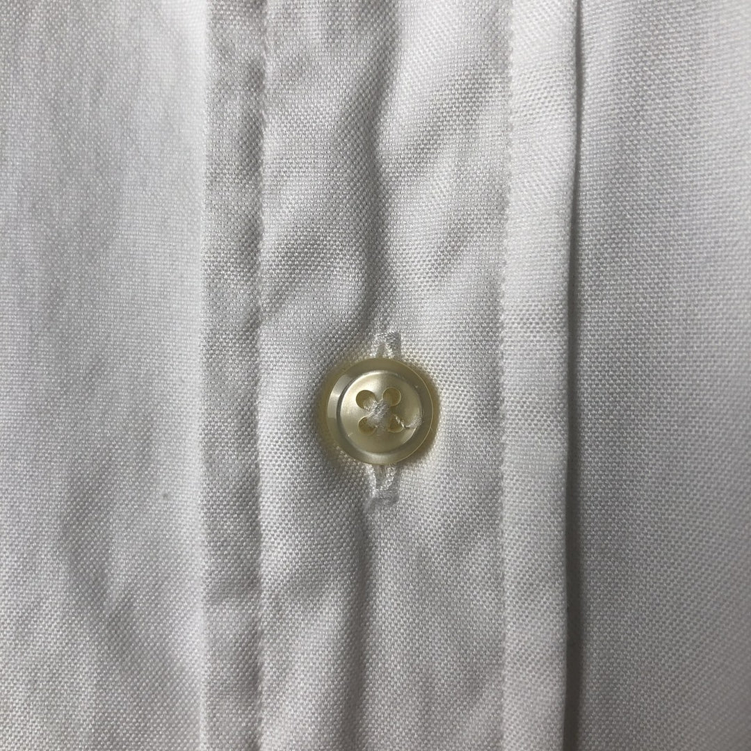 Ralph Lauren YARMOUTH long sleeve button down shirt, men's XL size cotton white type Vintage Second Hand