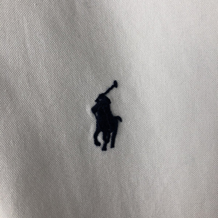 Ralph Lauren YARMOUTH long sleeve button down shirt, men's XL size cotton white type Vintage Second Hand