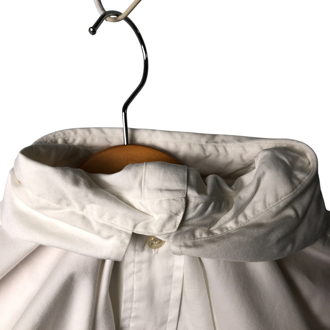 Ralph Lauren YARMOUTH long sleeve button down shirt, men's size L cotton white type Vintage Second Hand