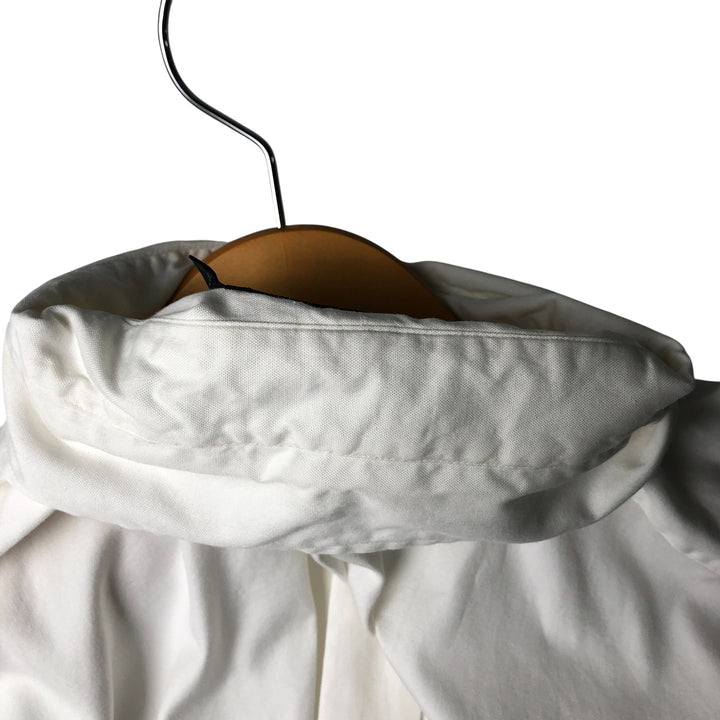 Ralph Lauren YARMOUTH long sleeve button down shirt, men's size L cotton white type Vintage Second Hand