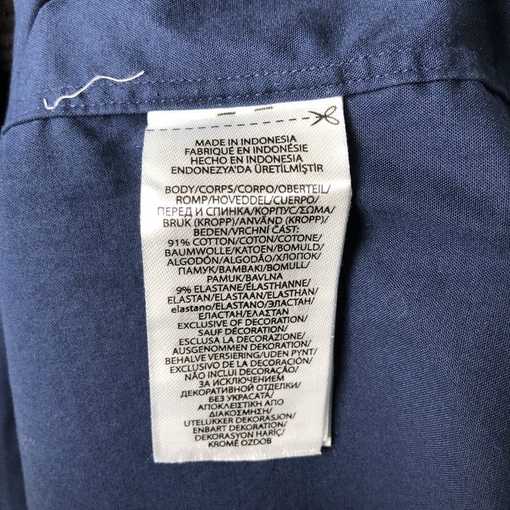 Ralph Lauren POLO RALPH LAUREN CLASSIC FIT long sleeve button down shirt men's XL equivalent cotton navy blue type Vintage Second Hand