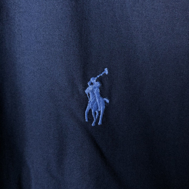 Ralph Lauren POLO RALPH LAUREN CLASSIC FIT long sleeve button down shirt men's XL equivalent cotton navy blue type Vintage Second Hand