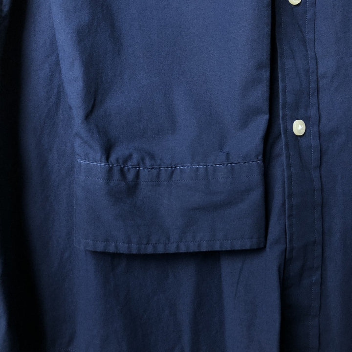 Ralph Lauren POLO RALPH LAUREN CLASSIC FIT long sleeve button down shirt men's XL equivalent cotton navy blue type Vintage Second Hand