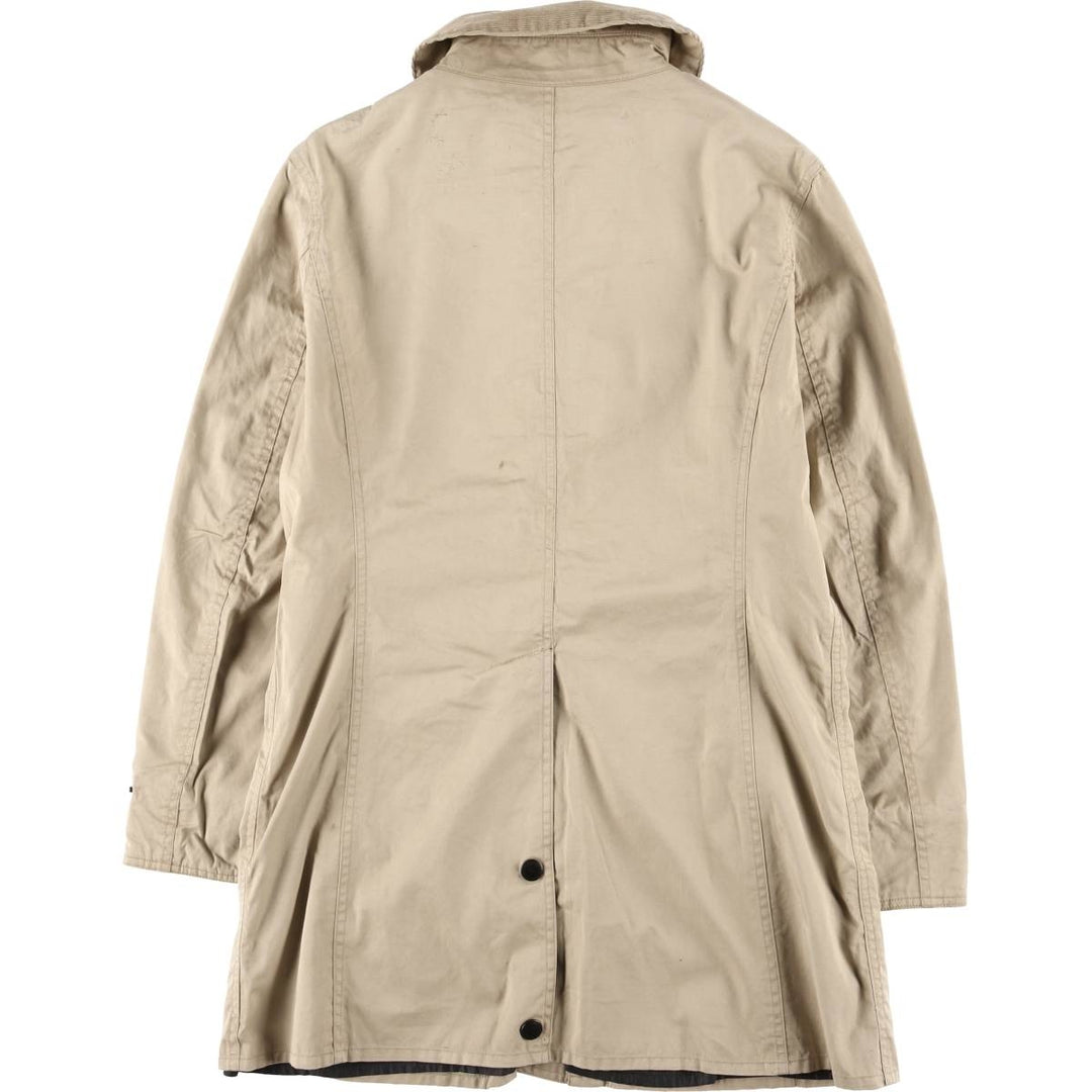 2000s~ Barbour Lightweight Newmarket Balmacaan Coat, Women's Size M cotton Beige type Vintage Second Hand