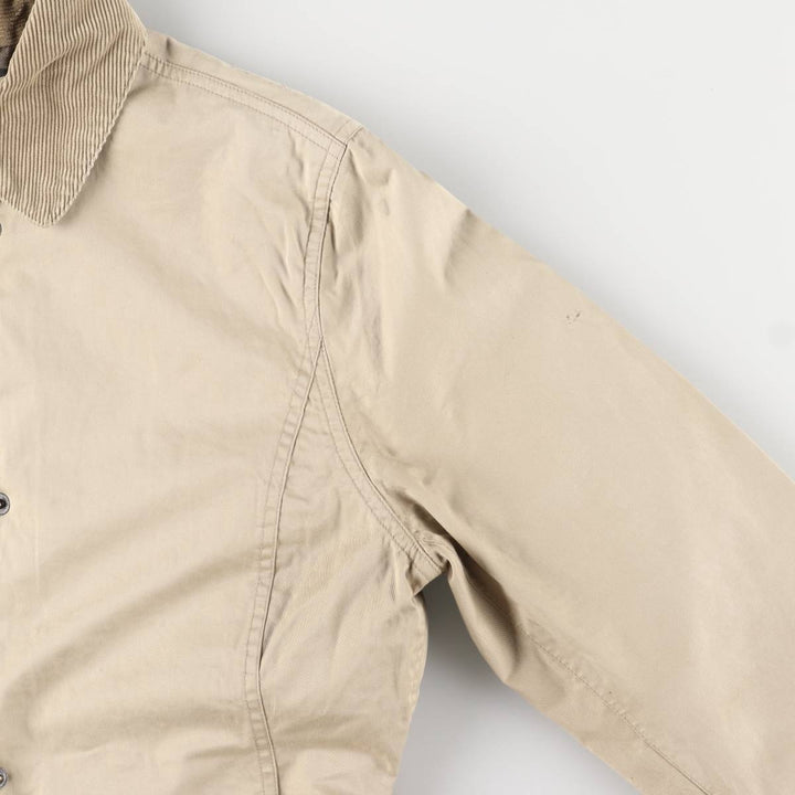 2000s~ Barbour Lightweight Newmarket Balmacaan Coat, Women's Size M cotton Beige type Vintage Second Hand