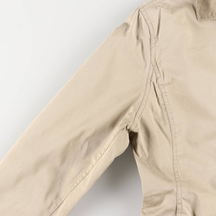 2000s~ Barbour Lightweight Newmarket Balmacaan Coat, Women's Size M cotton Beige type Vintage Second Hand