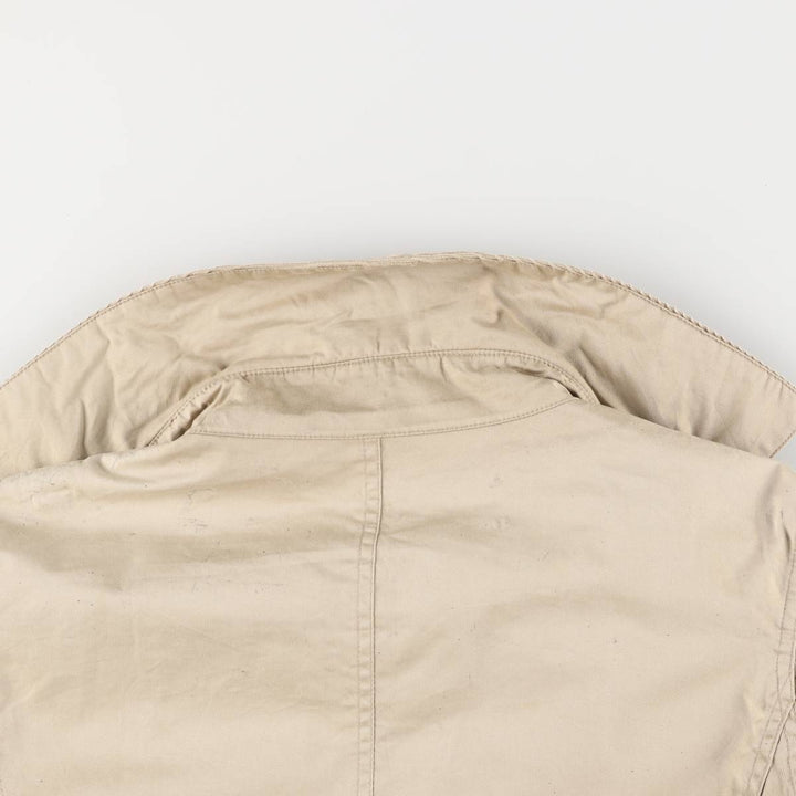 2000s~ Barbour Lightweight Newmarket Balmacaan Coat, Women's Size M cotton Beige type Vintage Second Hand